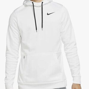 Nike Men's Therma Training Sweatshirt, White/Black, Large